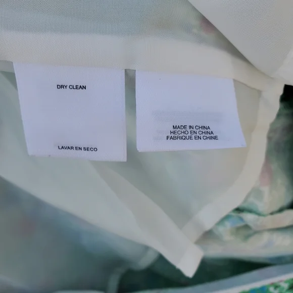 ANNE KLEIN Green Floral A-Line Fit & Flare Dress Size 10 - Picture 12 of 16